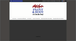 Desktop Screenshot of mikespaintandbody.net